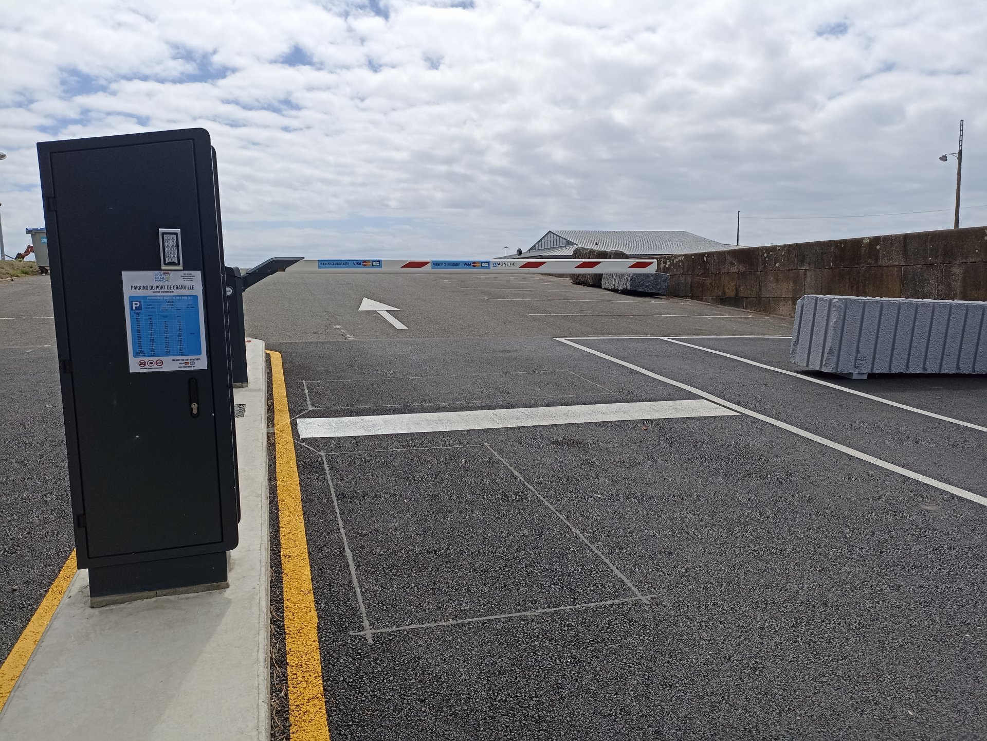 Réaménagement du parking sud port de Hérel Granville, La manche, ses ports, les plages